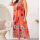 Plus Size Casual Women Printing Long Dress